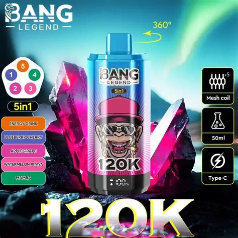 Bang Legend 120.000 120K Puffs 5-in-1 Einweg-Vape