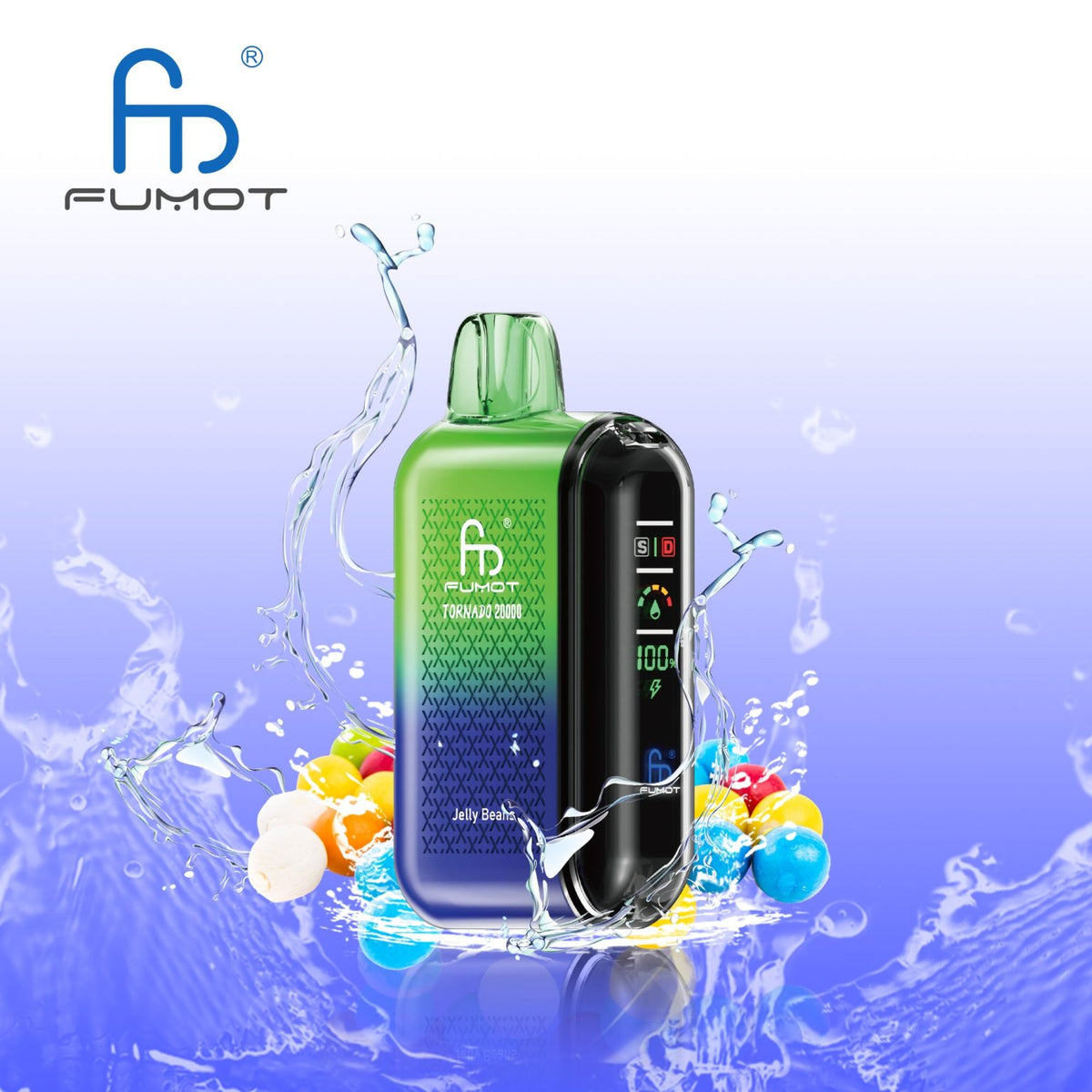 Fumot Tornado 20000 Dual Mesh Einweg-Vape 2%