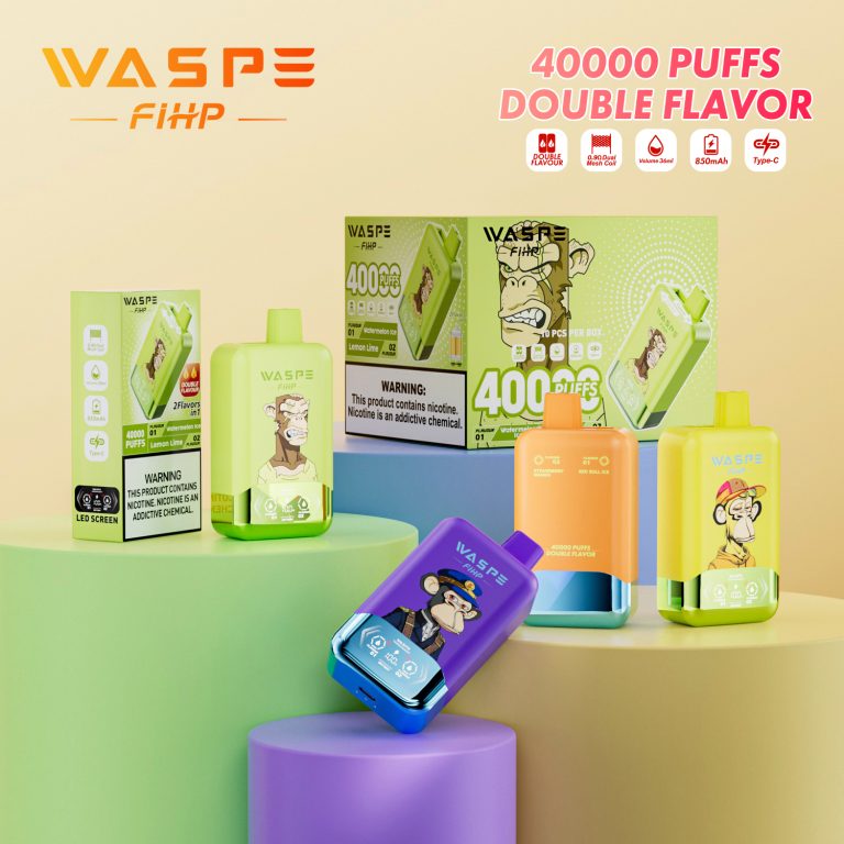 Waspe FIHP 40000 40K Puffs Double Flavors Einweg-Vape