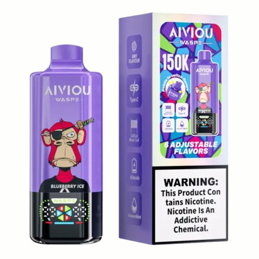 WASPE AIVIOU 150.000 150K Puffs 6-in-1 Einweg-Vape