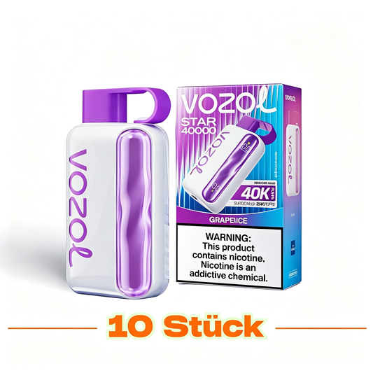 (10 Stück) VOZOL Star 40000 40K Puffs Einweg-Vape 5%   Aromen
