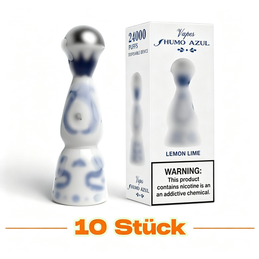 (10 Stück) Humo AZUL 24K 24000 Puffs Einweg-Vape