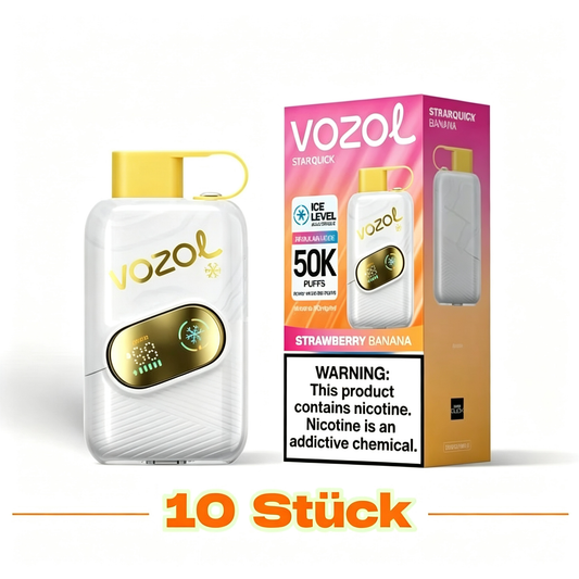 (10 Stück) VOZOL Star Click 50000 50K Puffe Einweg-Vape 5%