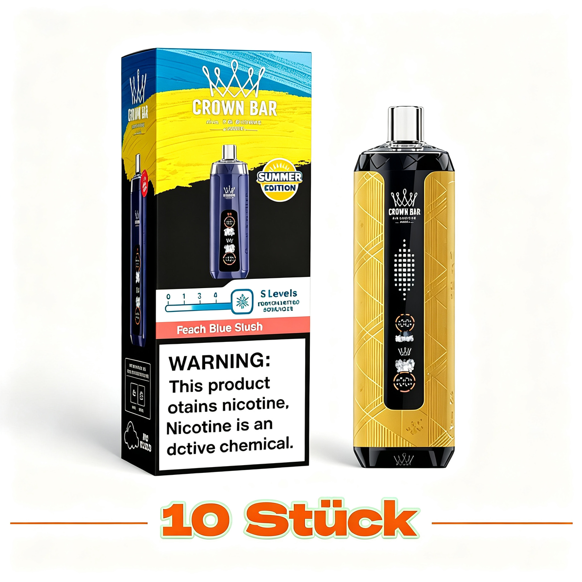 (10 Stück) Al Fakher Mega Max 40000 40K Puffs Einweg-Vape