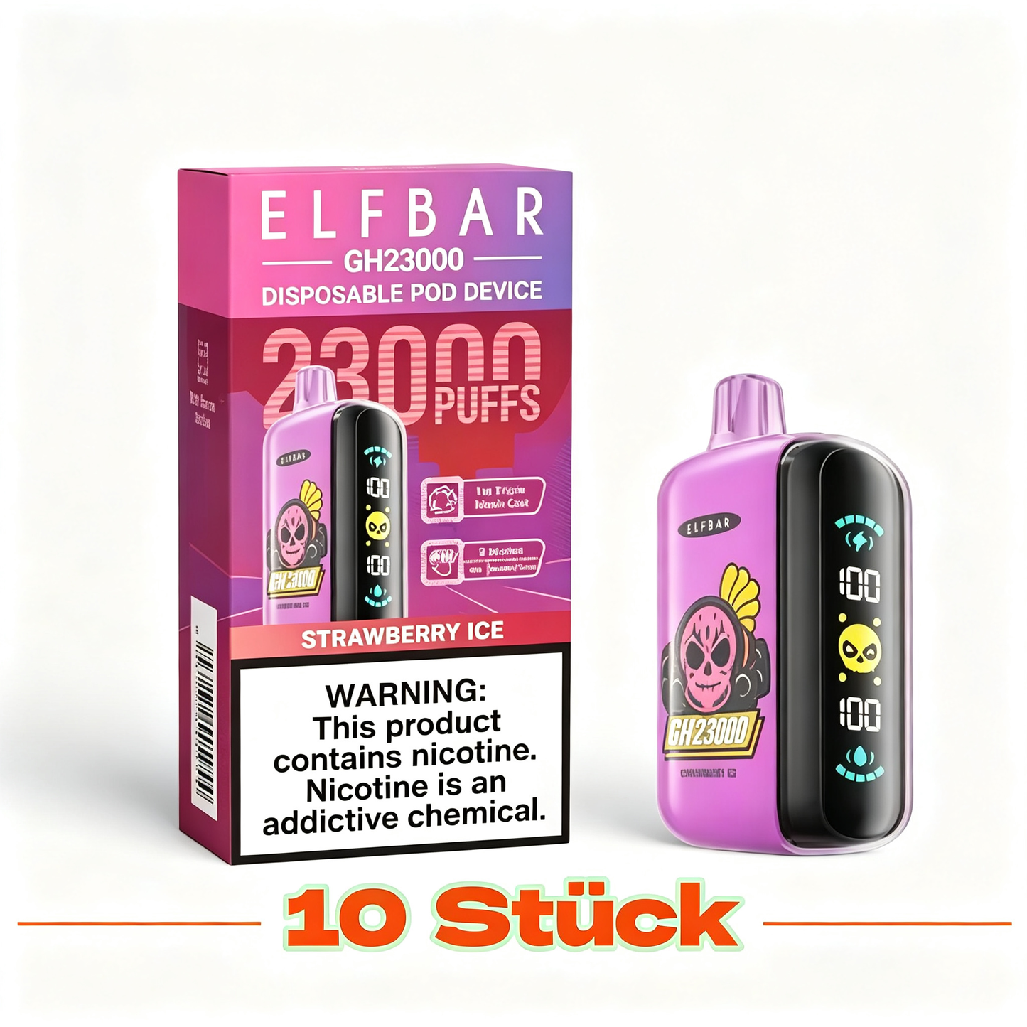 Elf Bar Gh23000 23000 23K Puffs Einweg-Vape