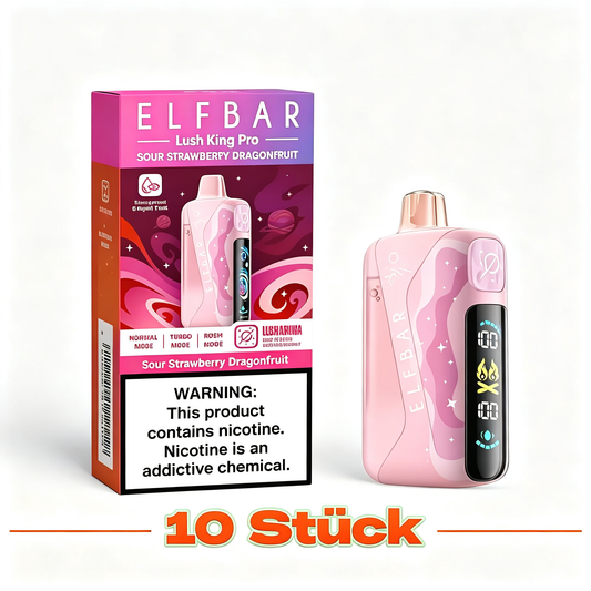 (10 Stück)Elf Bar Lush King Pro 40.000 Puffe 5 % Einweg-Vape